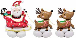 Santa and Reindeer AirLoonz™ Kit